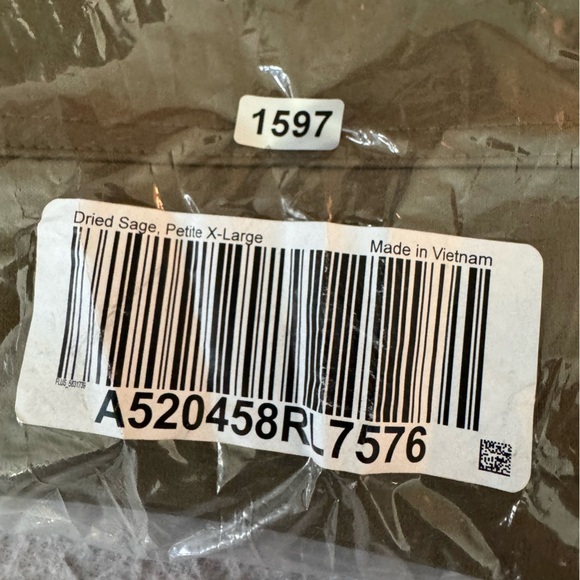 Isaac Mizrahi Live! Petite 24/7 Stretch Stirrup Oliver Green Leggings XLP - Picture 9 of 12